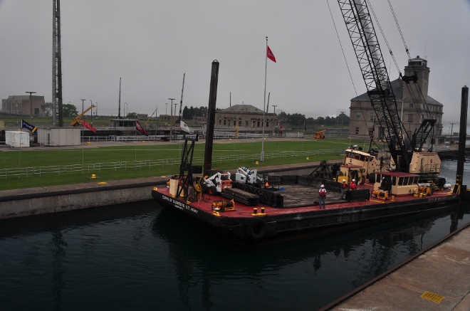 the Soo Locks, Sault Ste. Marie